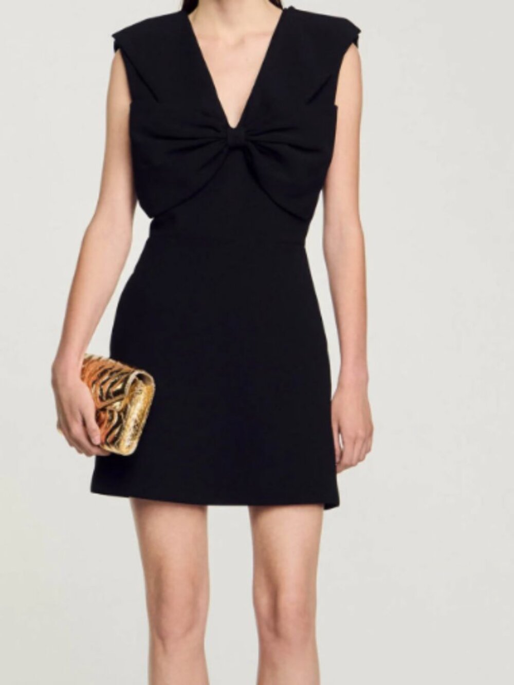 Sandro Short Dress with bow